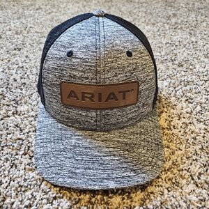 Ariat Gray and Black Cap
